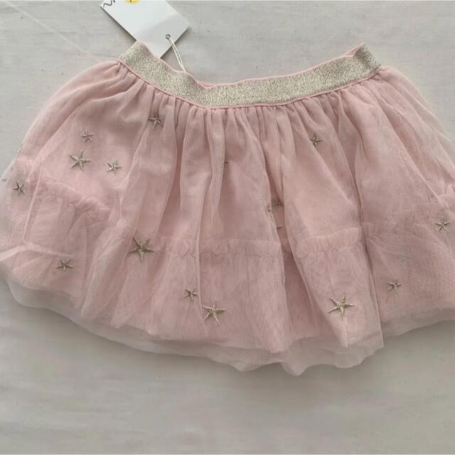 Boden(ボーデン)のmini boden ♡ チュールスカート ピンク 星　86cm キッズ/ベビー/マタニティのキッズ服女の子用(90cm~)(スカート)の商品写真