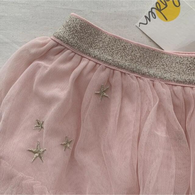 Boden(ボーデン)のmini boden ♡ チュールスカート ピンク 星　86cm キッズ/ベビー/マタニティのキッズ服女の子用(90cm~)(スカート)の商品写真