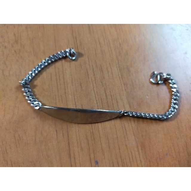 sterling silver flat chain bracelet