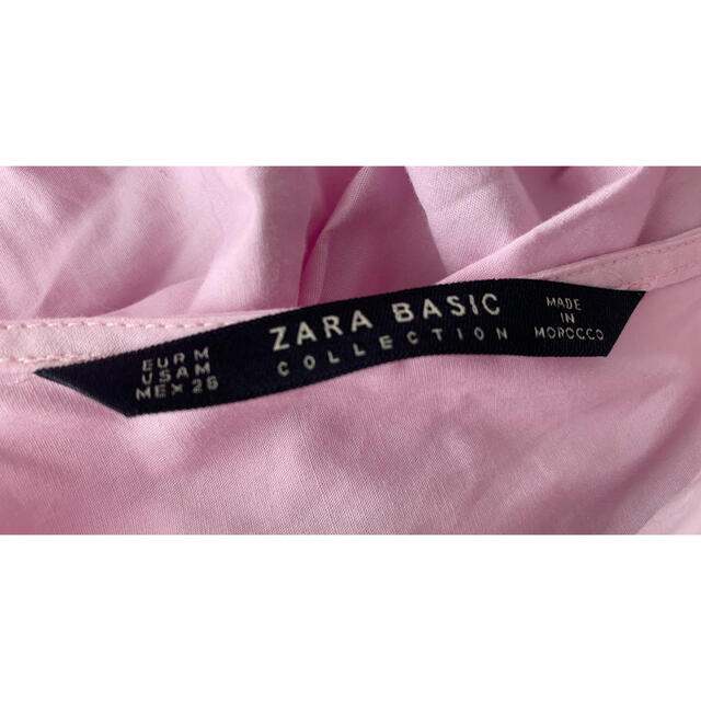 新品　ZARA ザラ　シャツ　ブラウス　トップス　ピンク　人気　完売