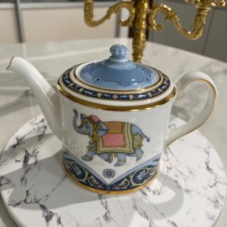 ウェッジウッド(WEDGWOOD)のウェッジウッド　ブルーエレファント　ティーポット(食器)