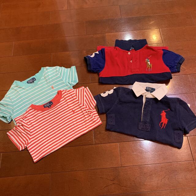 POLO RALPH LAUREN(ポロラルフローレン)のラルフローレン　Tシャツ　ポロシャツ　110  セット キッズ/ベビー/マタニティのキッズ服男の子用(90cm~)(Tシャツ/カットソー)の商品写真