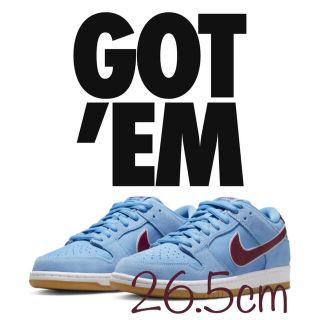 ナイキ(NIKE)のValor Blue and Team Maroon SB ダンク Low(スニーカー)