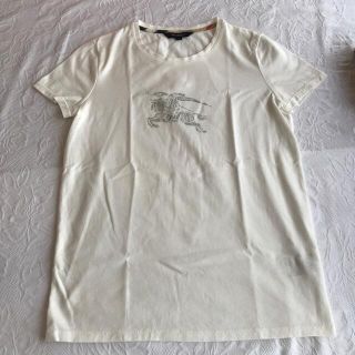 バーバリー(BURBERRY)のバーバリー　Tシャツ　白　ロゴ(Tシャツ(半袖/袖なし))