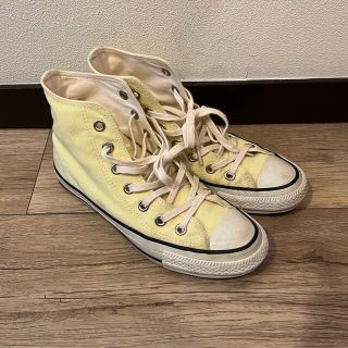 コンバース(CONVERSE)のconverse コンバース　イエロー　ハイカット(スニーカー)