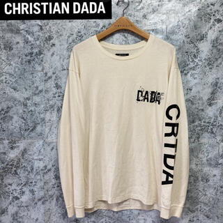 クリスチャンダダ(CHRISTIAN DADA)のCHRISTIAN DADA  ロンT  ✅ロゴ刺繍　✅Lサイズ(Tシャツ/カットソー(七分/長袖))