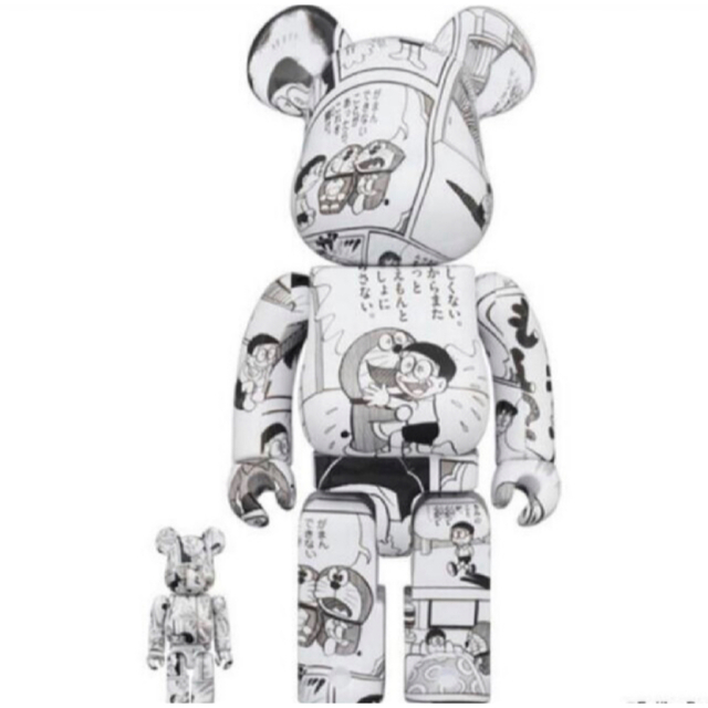 BE@RBRICK(ベアブリック)のBE@RBRICK ドラえもん コミック Ver. 100% & 400% エンタメ/ホビーのフィギュア(その他)の商品写真