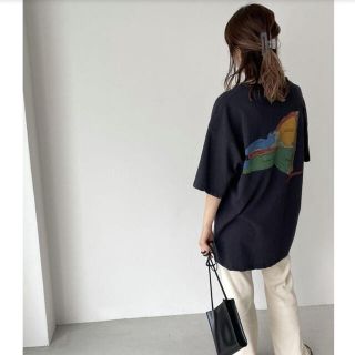 キャナルジーン(CANAL JEAN)のCANAL JEAN  NY MAP プリントTシャツ(Tシャツ(半袖/袖なし))