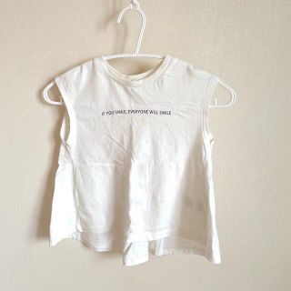 女児　シャツ　ノースリーブ(Tシャツ/カットソー)