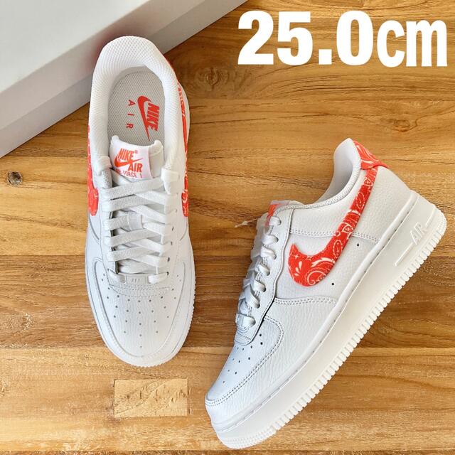 25.0㎝ NIKE エアフォース1 '07 エッセンシャル ESS ペーズリー