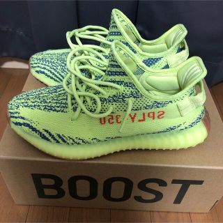 アディダス(adidas)のYEEZY BOOST 350 V2 セミフローズンイエロー　B37572(スニーカー)