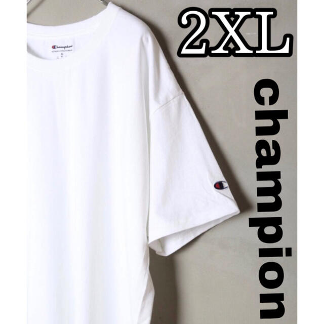 Champion(チャンピオン)の【新品】×【大人気】ゆるだぼ チャンピオン tシャツ 白T ホワイト 王道 メンズのトップス(Tシャツ/カットソー(半袖/袖なし))の商品写真