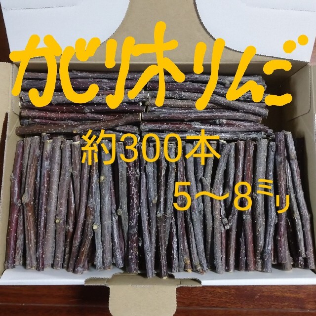 かじり木りんご 300本 その他のペット用品(小動物)の商品写真