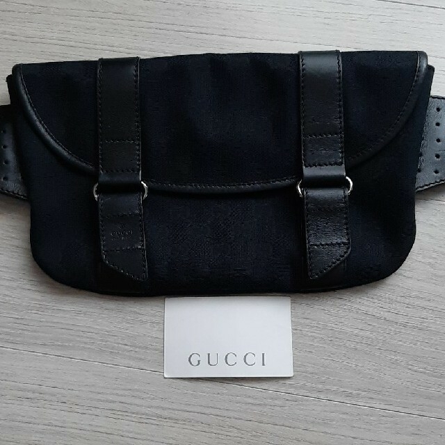 Gucci(グッチ)の美品 グッチ ウエストポーチ メンズのバッグ(ウエストポーチ)の商品写真