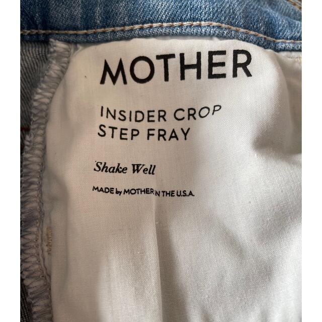 DEUXIEME CLASSE(ドゥーズィエムクラス)のMOTHER LIGHT BLUE INSIDER CROP 26  レディースのパンツ(デニム/ジーンズ)の商品写真