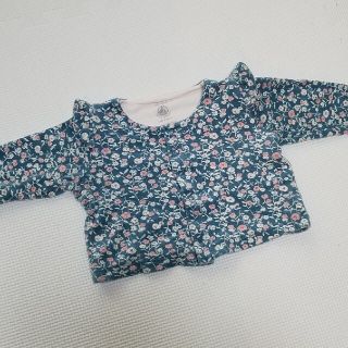 プチバトー(PETIT BATEAU)のプチバトー　カーディガン　12m/74cm(カーディガン/ボレロ)