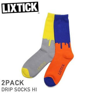 LIXTICK リックスティック DRIP HI SOCKS 2PACK SET(ソックス)