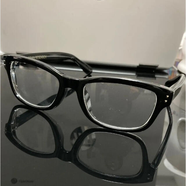 URBAN RESEARCH(アーバンリサーチ)のアーバンリサーチ　黒ぶちメガネ メンズのファッション小物(サングラス/メガネ)の商品写真