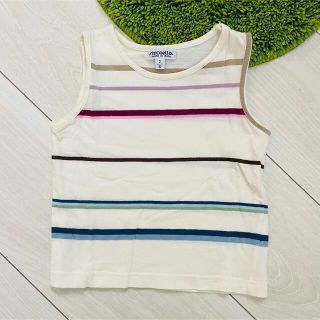 シモネッタ(Simonetta)のシモネッタ 2 92cm ボーダー タンクトップ(Tシャツ/カットソー)