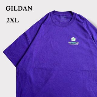 ギルタン(GILDAN)のギルダン　GILDAN 半袖　Tシャツ　紫　ビックサイズ　US古着　ゆるだぼ(Tシャツ/カットソー(半袖/袖なし))