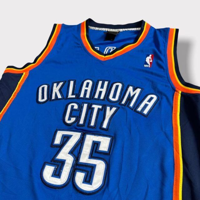 NBA ゲームシャツ　サンダー　ケビンデュラント　青　タンクトップ メンズのトップス(タンクトップ)の商品写真