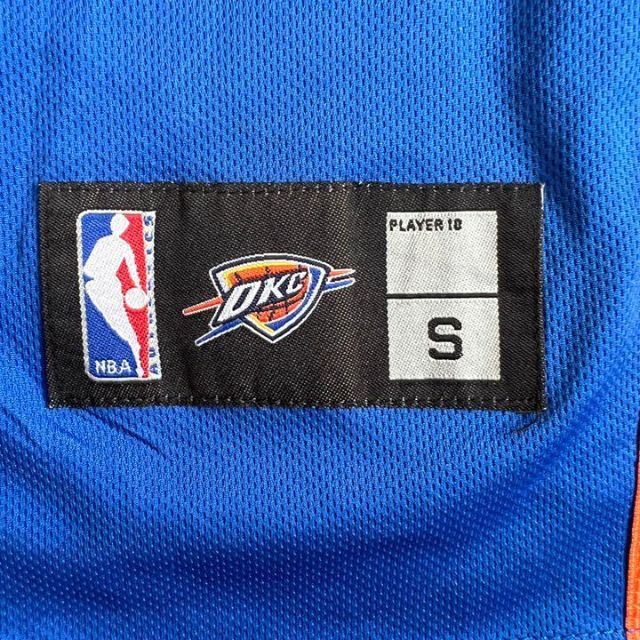 NBA ゲームシャツ　サンダー　ケビンデュラント　青　タンクトップ メンズのトップス(タンクトップ)の商品写真