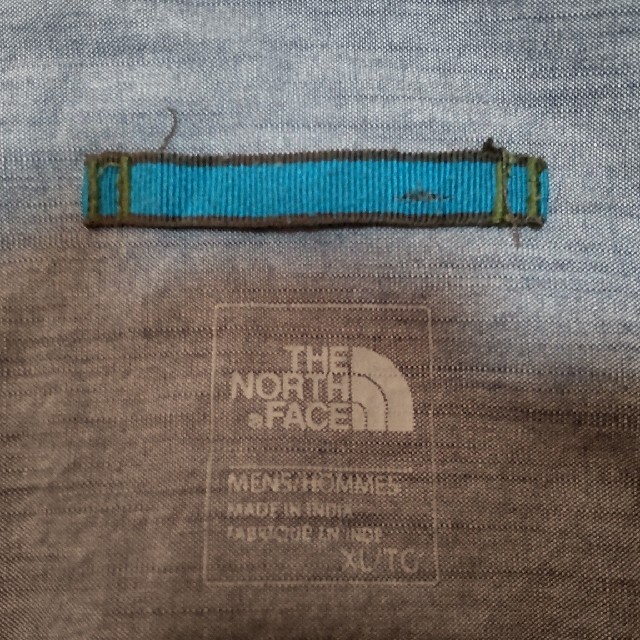 th north face チェックシ長袖シャツ USsizeXL