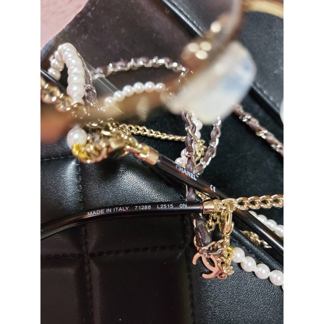 CHANEL シャネル メガネ チェーン付き