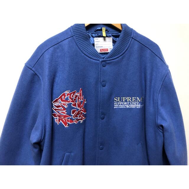 Supreme Support Unit Varsity Jacket L