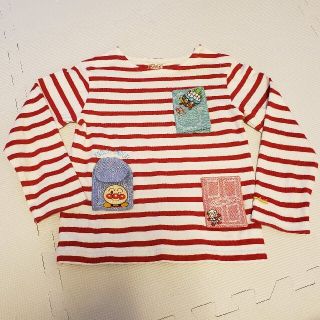 アンパンマン(アンパンマン)のアンパンマンキッズコレクション ドア柄ボーダーTシャツ 110cm(Tシャツ/カットソー)