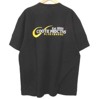 クーティー(COOTIE)のクーティー 21AW タグ付き Tシャツ 半袖 ロゴプリント L ブラック(Tシャツ/カットソー(半袖/袖なし))