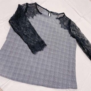 ザラ(ZARA)のZARA BASIC レーストップス(シャツ/ブラウス(長袖/七分))