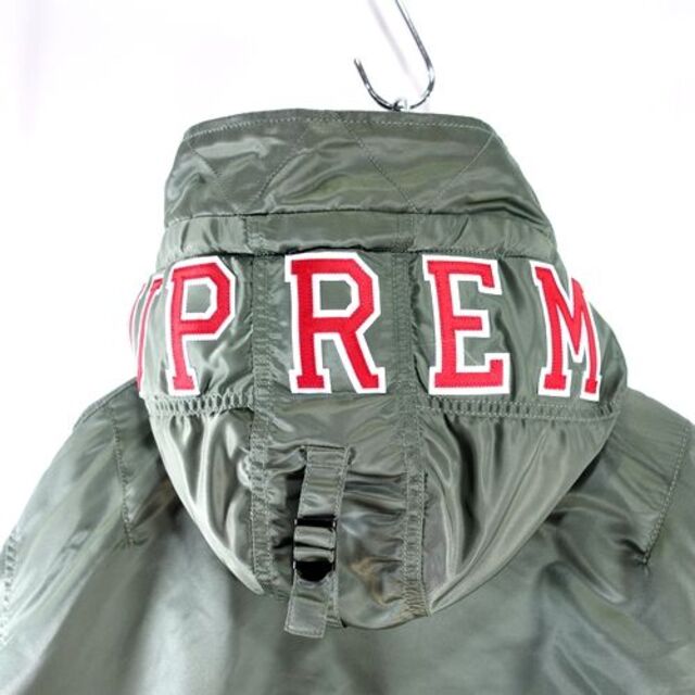 Supreme(シュプリーム)のSupreme 21aw Hooded MA-1 メンズのジャケット/アウター(ミリタリージャケット)の商品写真