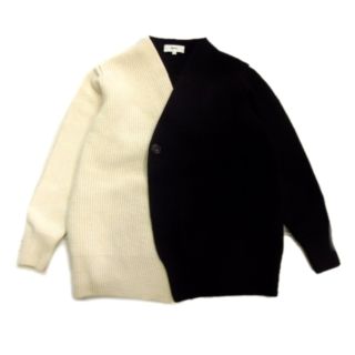 ハイク(HYKE)の16AW ハイク HYKE バイカラー ニット ジャケット セーター(その他)