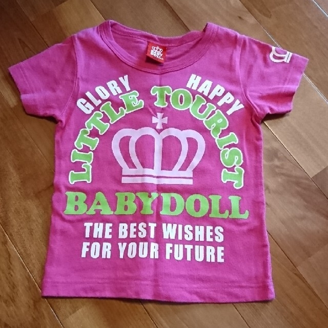 BABYDOLL(ベビードール)のBABYDOLL 半袖Tシャツ 100cm キッズ/ベビー/マタニティのキッズ服女の子用(90cm~)(Tシャツ/カットソー)の商品写真