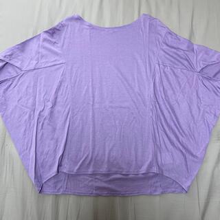 プラステ(PLST)のPLST  ドルマンTシャツ　パープル(Tシャツ/カットソー(半袖/袖なし))