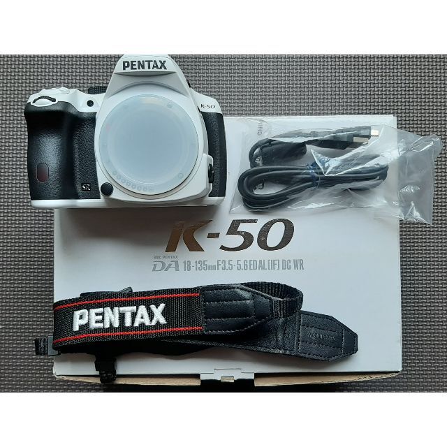 PENTAX K−50 K-50 WHITE 本体 ジャンク - デジタル一眼