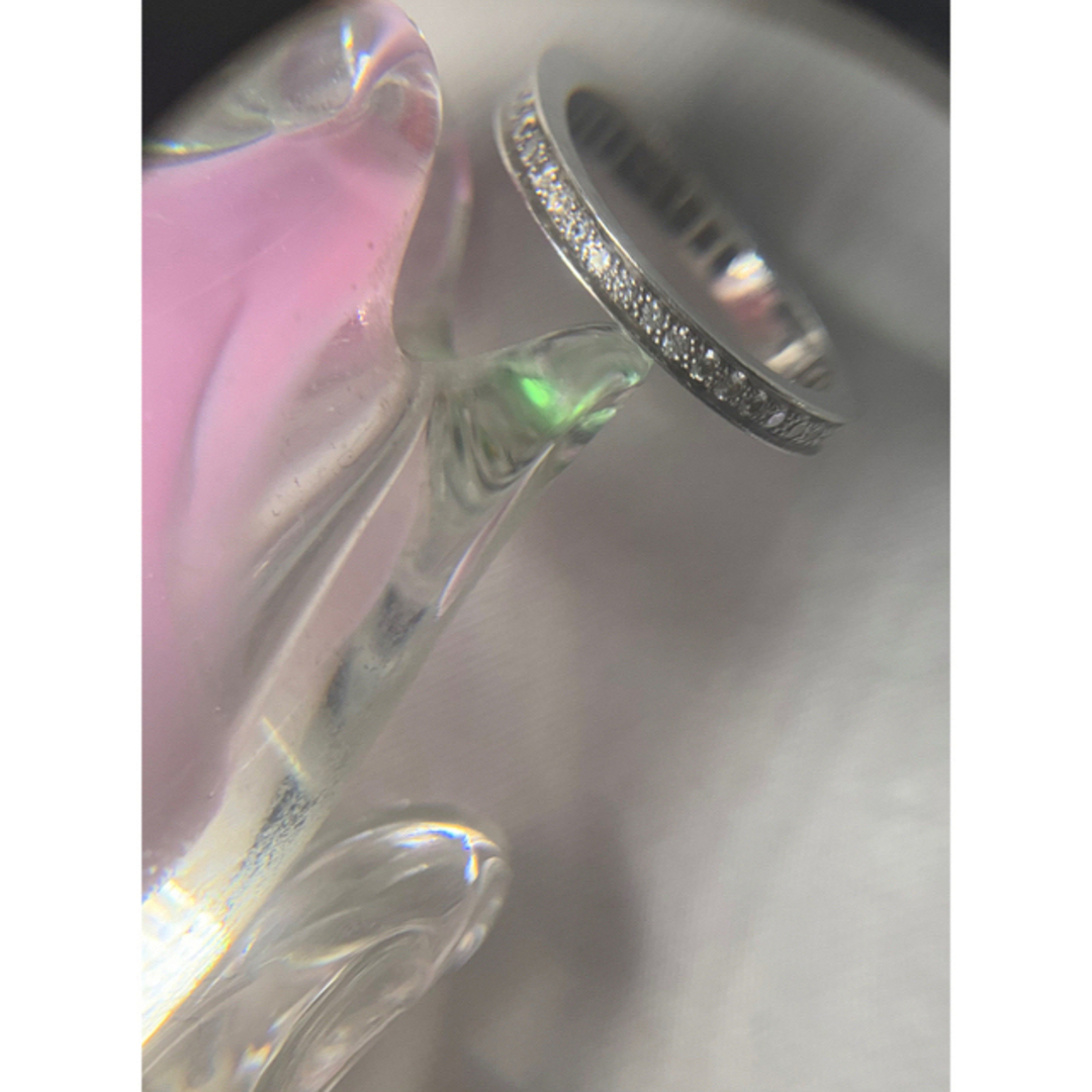 エタニティ　10   バンクリフ　pt950  ダイヤ　証明書あり、 レディースのアクセサリー(リング(指輪))の商品写真