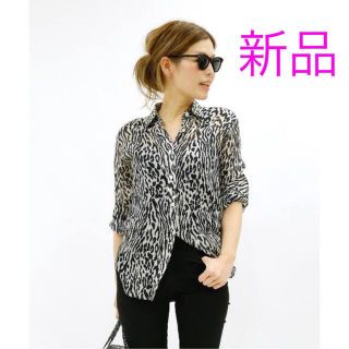 ドゥーズィエムクラス(DEUXIEME CLASSE)の新品 Deuxieme Classe Animal-print シャツ(シャツ/ブラウス(長袖/七分))