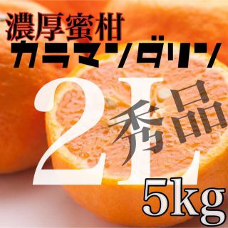 定番人気！濃厚ジュ〜シ〜！【カラマンダリン】愛媛県産 秀品 2Lサイズ 5kg(フルーツ)