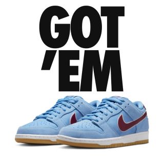 ナイキ(NIKE)のNIKE SB DUNK LOW Valor Blue&Team Maroon(スニーカー)