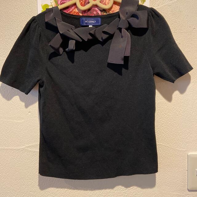 M'S GRACY(エムズグレイシー)のエムズグレイシー 半袖ニット レディースのトップス(ニット/セーター)の商品写真