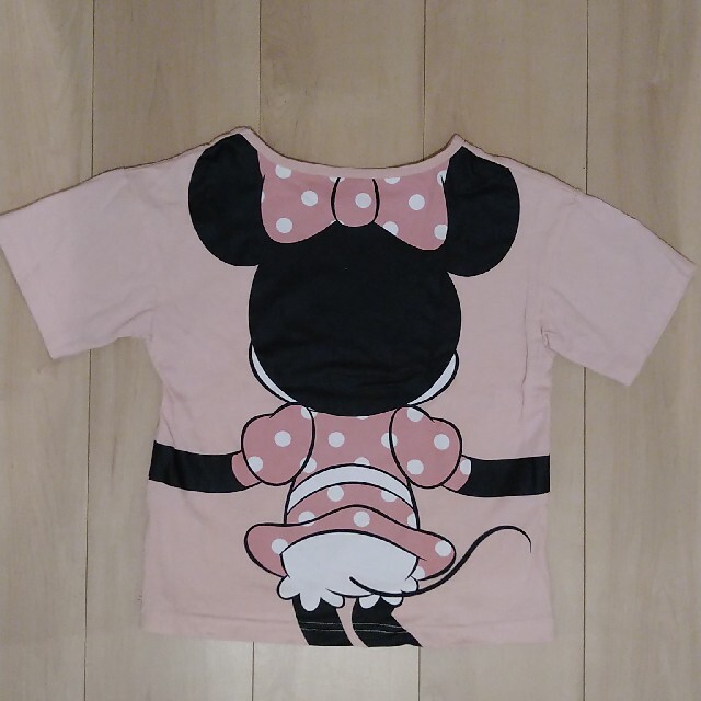 Disney(ディズニー)のミニー　前後プリント　Tシャツ　120cm キッズ/ベビー/マタニティのキッズ服女の子用(90cm~)(Tシャツ/カットソー)の商品写真