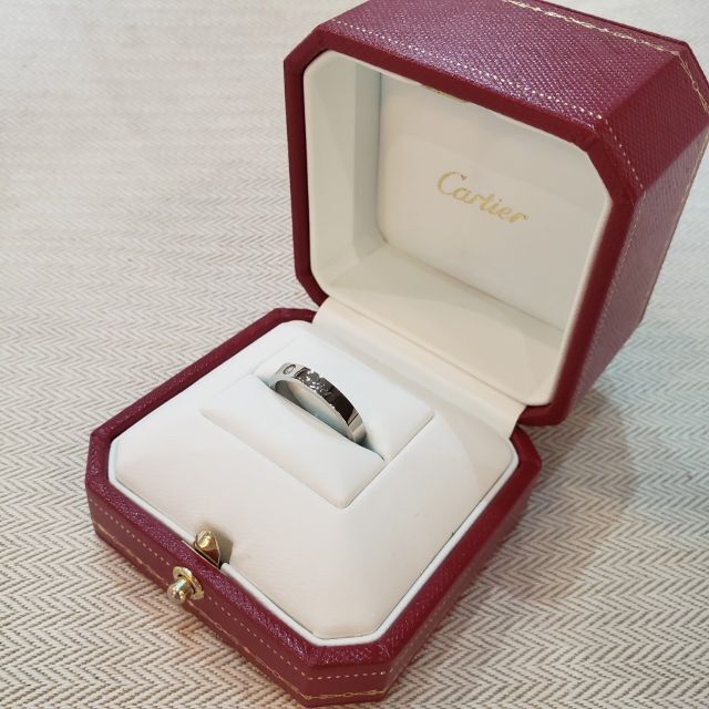 完成品 カルティエPt950Cドゥカルティエリング7号 | tatihome.com