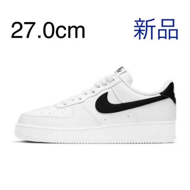 【完売品】NIKE AIR FORCE 1 '07 WHITE/BLACK靴/シューズ