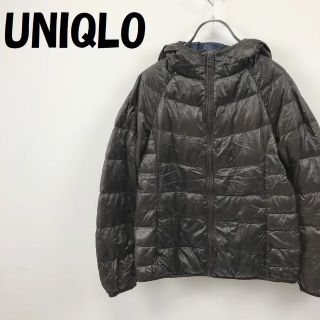 ユニクロ(UNIQLO)の【人気】ユニクロ ウルトラライトダウンジャケット ブラウン サイズM レディース(ダウンジャケット)