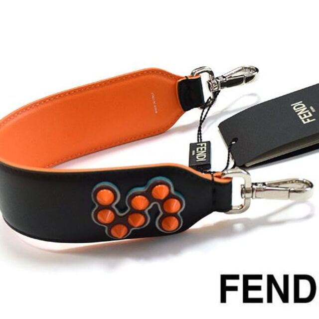 FENDI(フェンディ)のフェンディ■未使用　ストラップユーミニ　ハンドバッグストラップ　レザースタッズ レディースのバッグ(ハンドバッグ)の商品写真