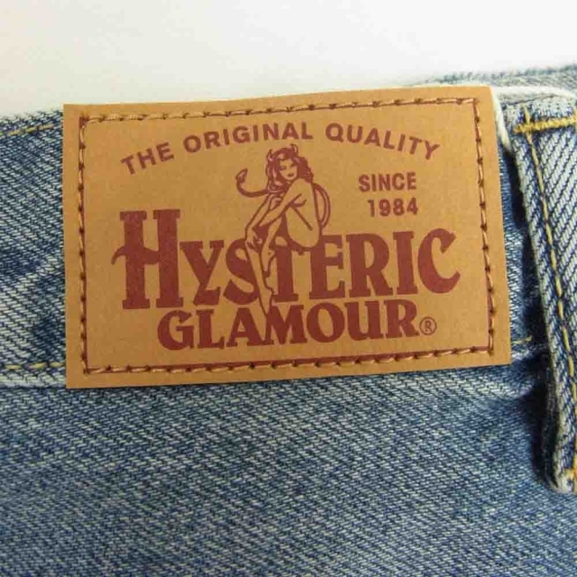 HYSTERIC GLAMOUR(ヒステリックグラマー)のヒステリックグラマー デニム ストレート パンツ 28【中古】 レディースのパンツ(カジュアルパンツ)の商品写真