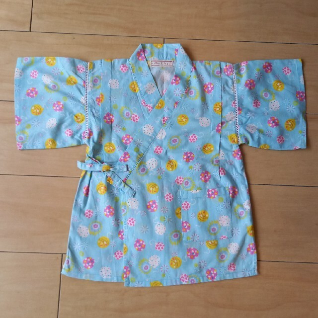 ※みたらしだんご様専用　キッズ　甚平　女の子　110cm キッズ/ベビー/マタニティのキッズ服女の子用(90cm~)(甚平/浴衣)の商品写真