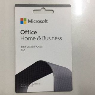 マイクロソフト(Microsoft)の【正規品】Office Home & Business 2021　①(PCパーツ)